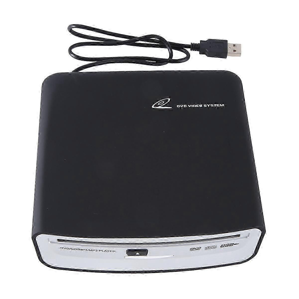 Universal Portable Car External CD Player, Plugs Into Car USB Port