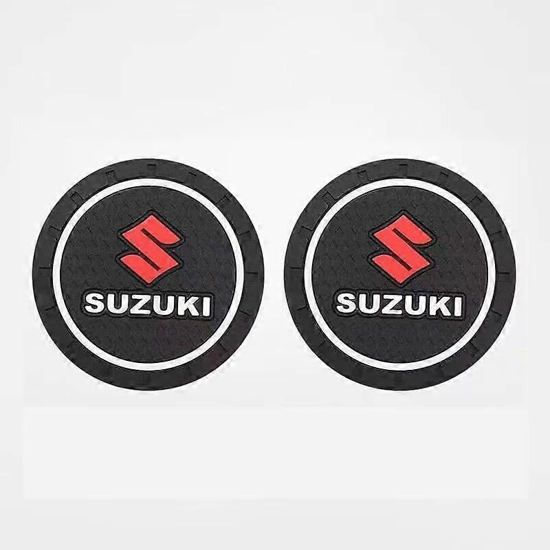 2Pcs NonSlip Car Cup Holder Coasters Rubber Inserts Protects from Stains for Suzuki Swift