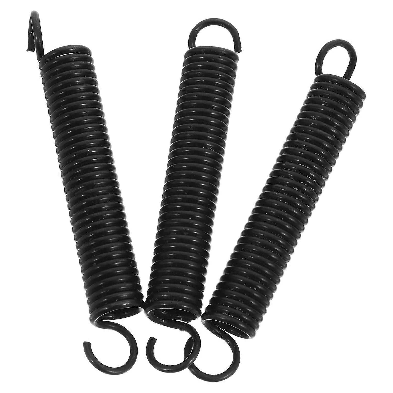 Extension Springs Stainless Steel Spring Hooks for Replacement 12Pcs Black