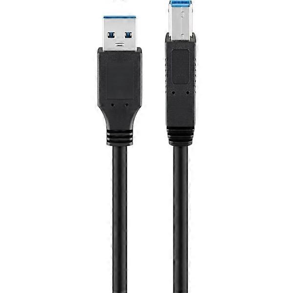USB 3.0 cable with USB-B, black