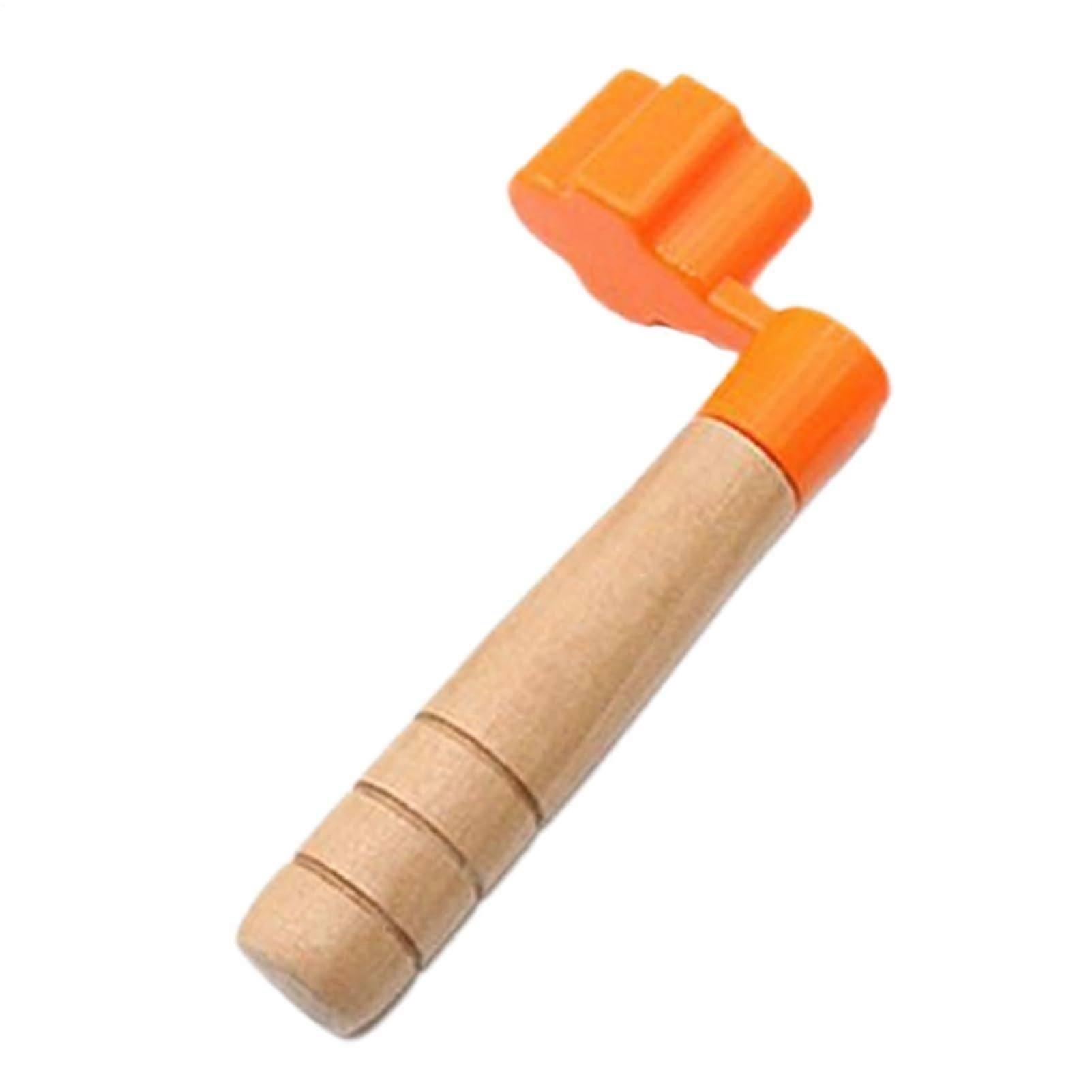 Guitar String Winder, Ergonomic Precision Tuner, String Change Tool, Studio Recording Accessory, Orange Finish