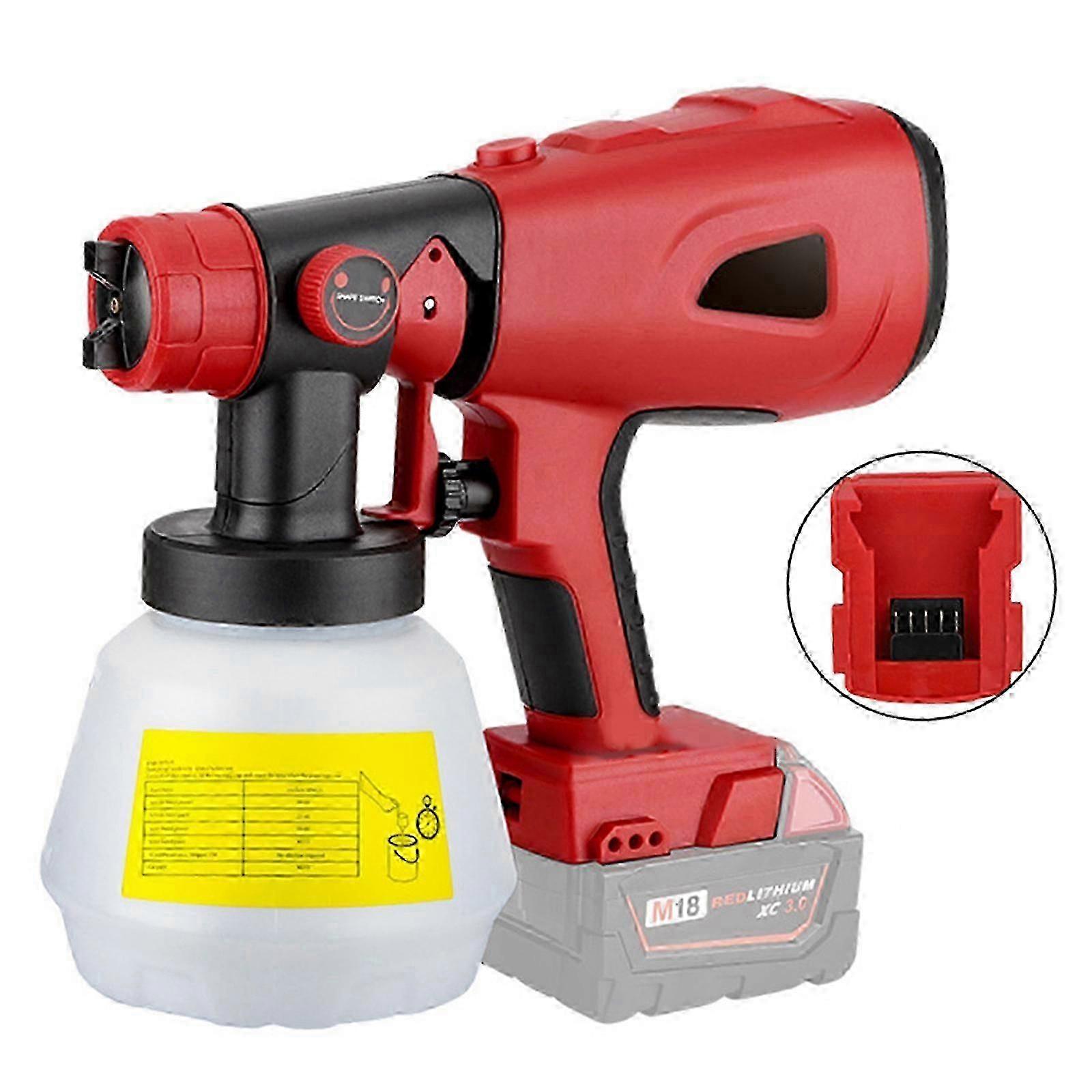 Paint Sprayer for Milwaukee, Cordless 20V Max with 1000ML Container