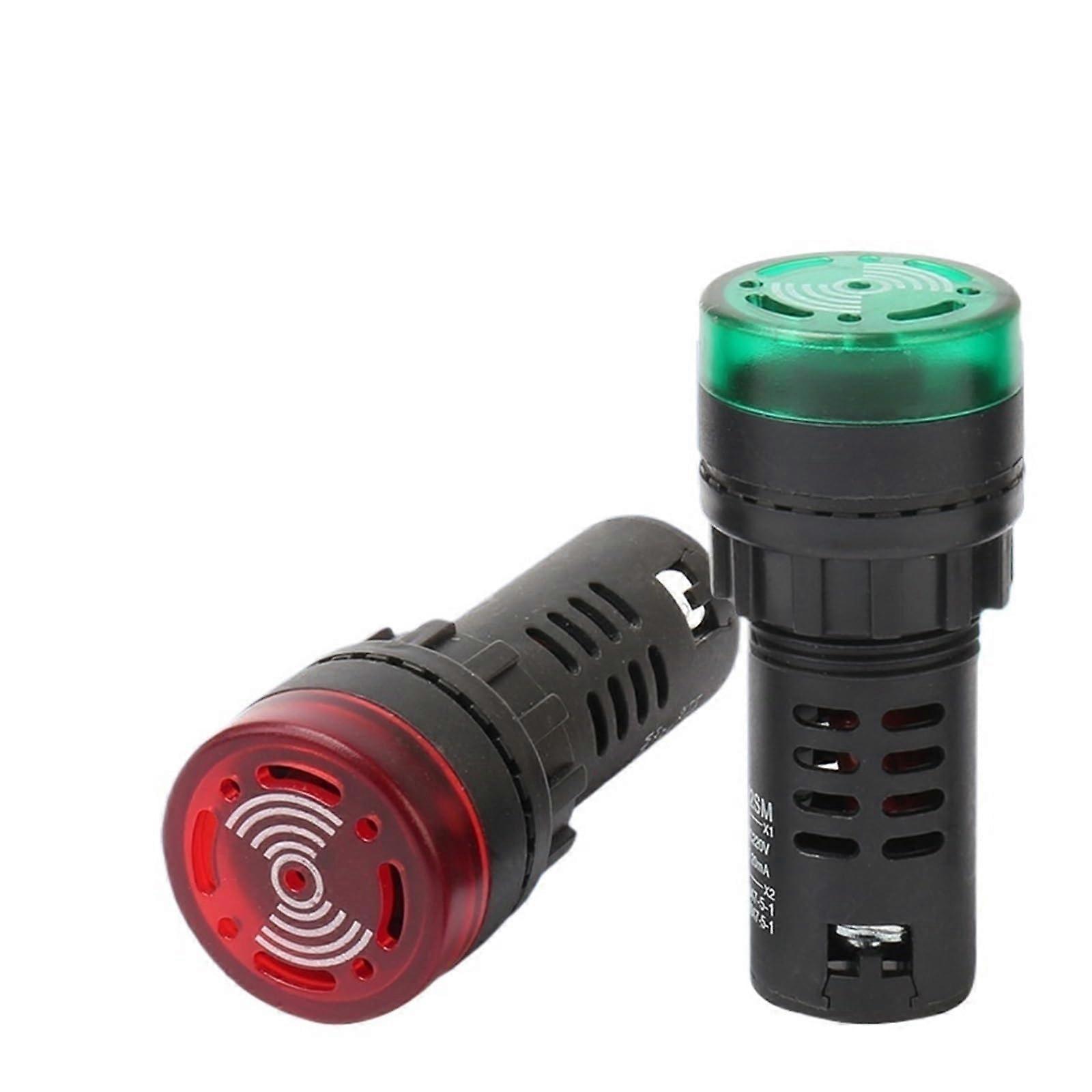 Intermittent Alarm Buzzer with Flashing Light Dual Alert for Industrial Equipment