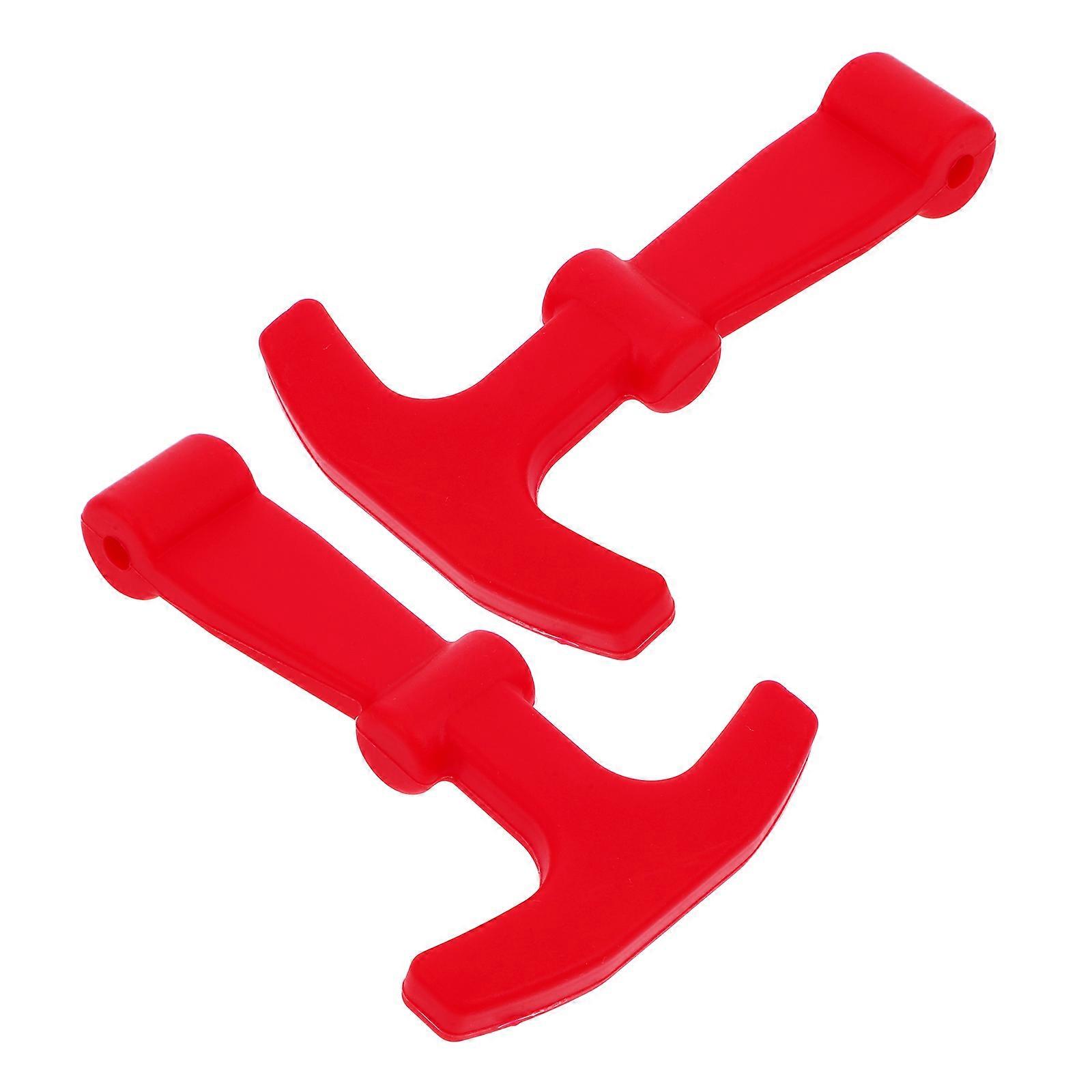 2Pcs Convenient T Shaped Silicone Cooler Latches for Box Latch Replacement Part