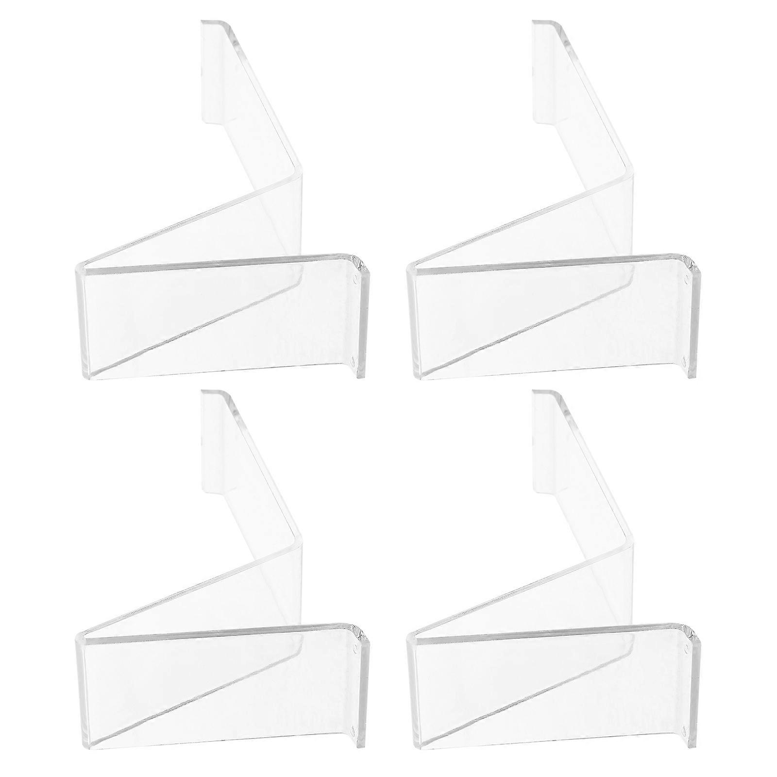 Acrylic Shoe Stand for Shoe Display Store Use with 4Pcs Holders