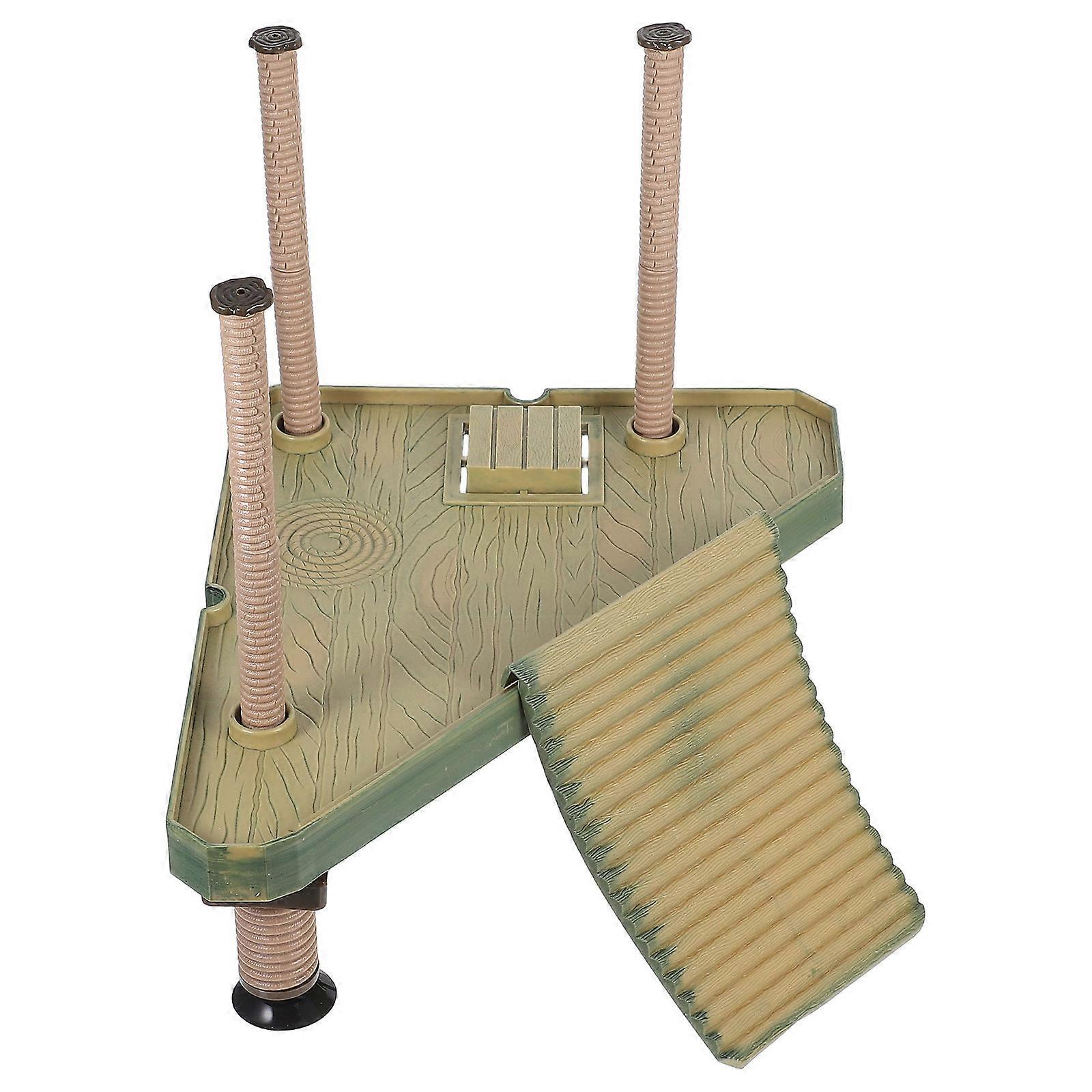 ABS Turtle Basking Platform for Pet Turtle Sunbathing Dock Accessories