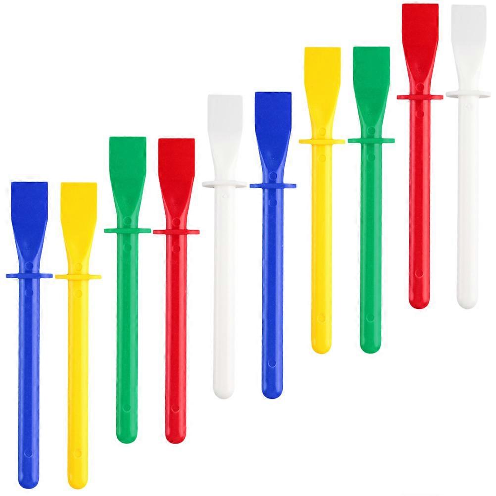 Glue Spreaders Applicator 30 Pcs DIY Art Craft Tool Ergonomic Handle Multicolor Assorted