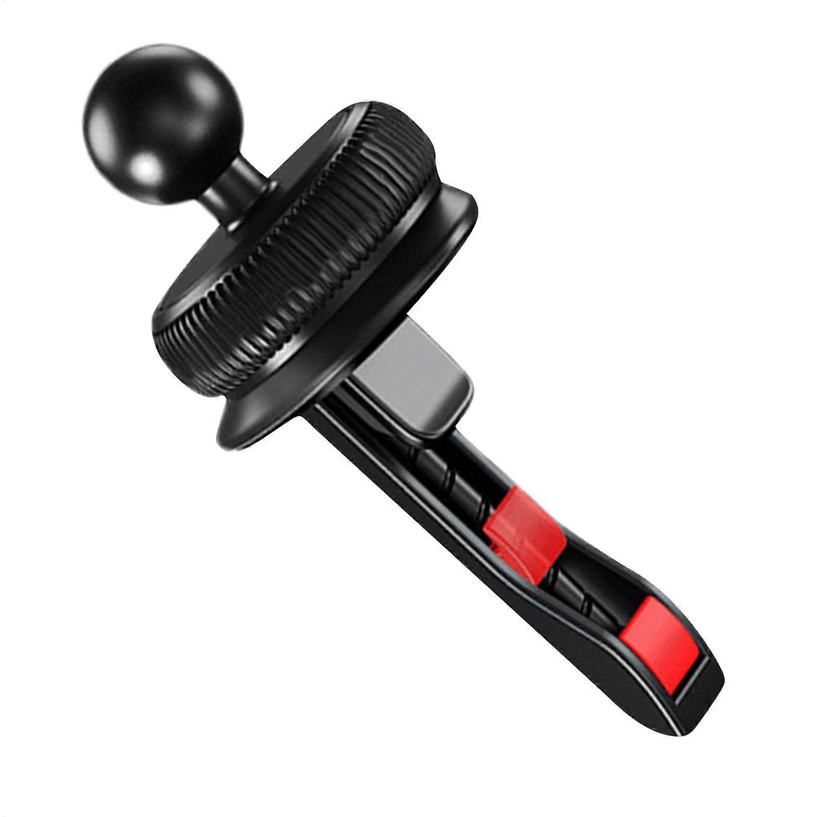 Universal Car Phone Mount with Adjustable Retractable Hook and Secure Air Vent Clip Holder