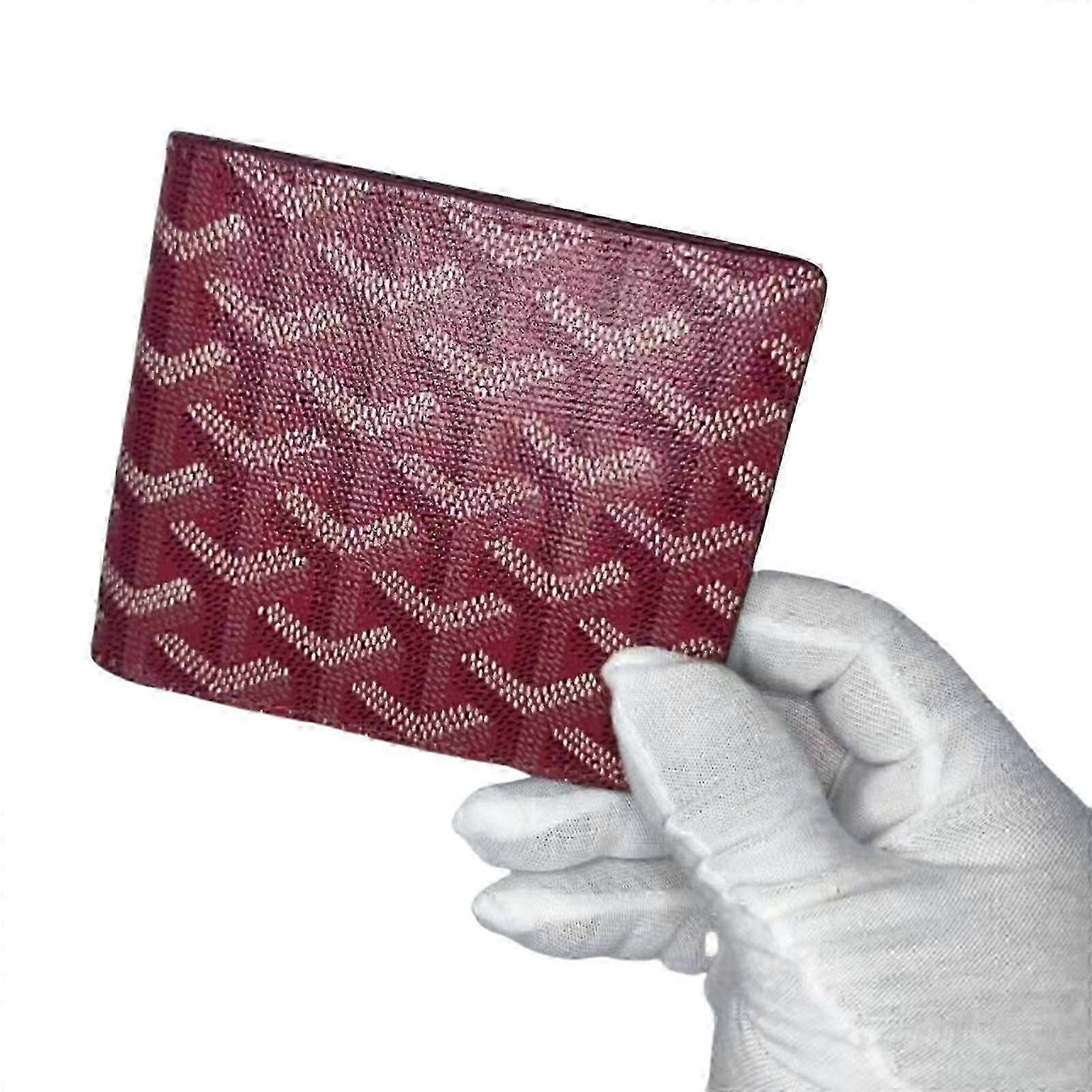 Credit Card Holder for Daily Use - Compact Houndstooth PU Leather