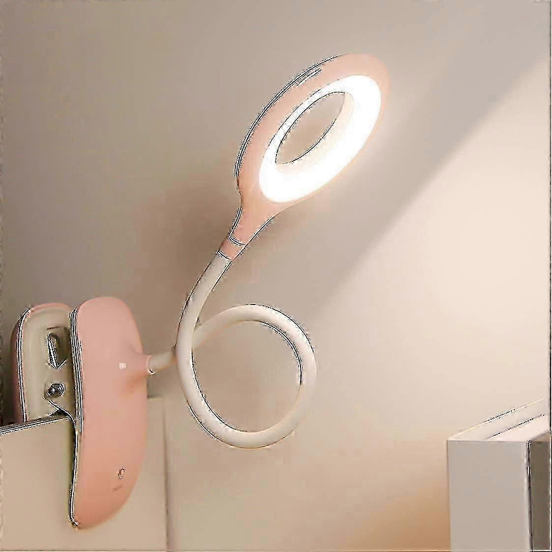 Led Clip-on Reading Lamp Dimmable Eye Protection Table Lamp