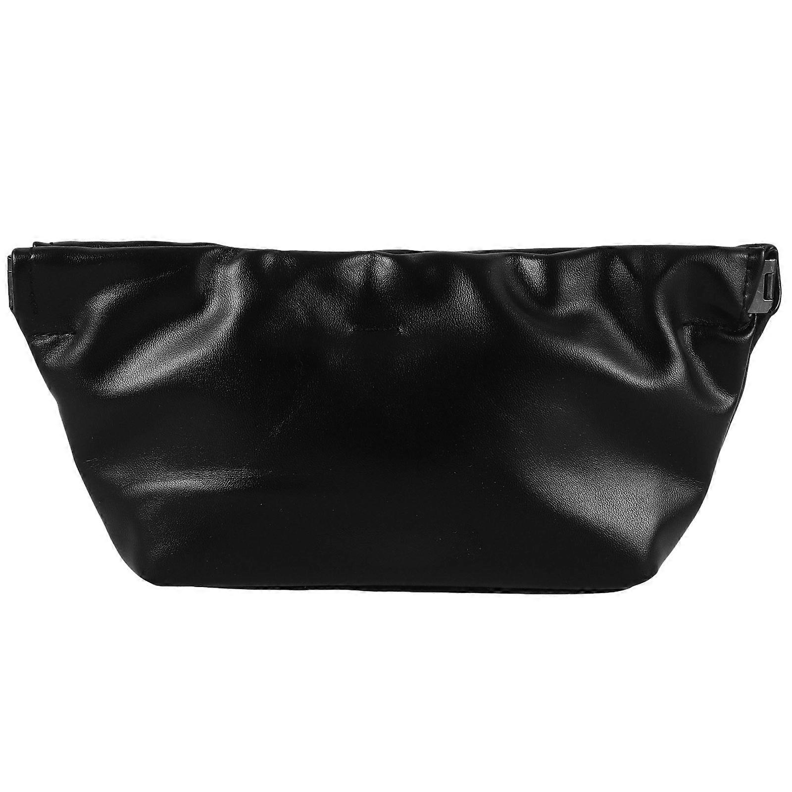 Black Sunglasses Case PU Pouch for Storage with Carrying Bag