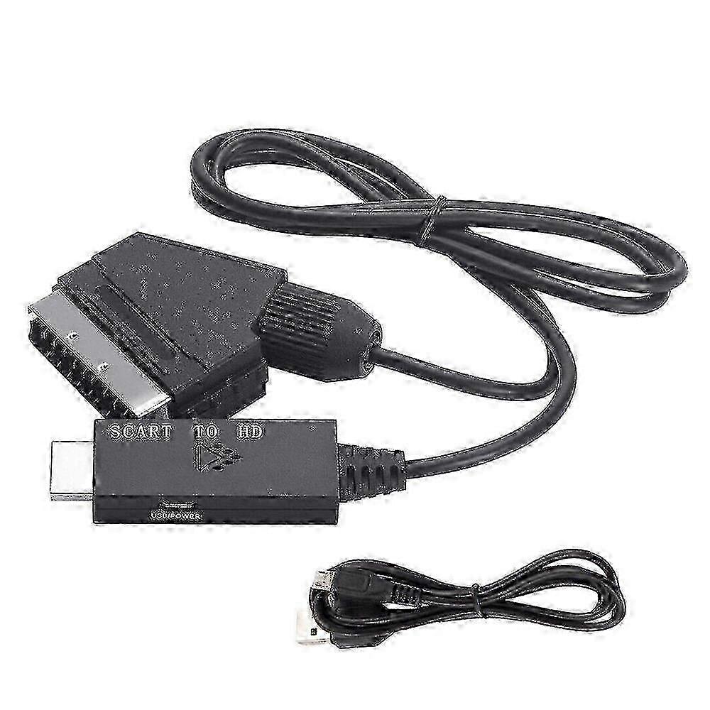 Video converter cable for SCART to HDMI connection