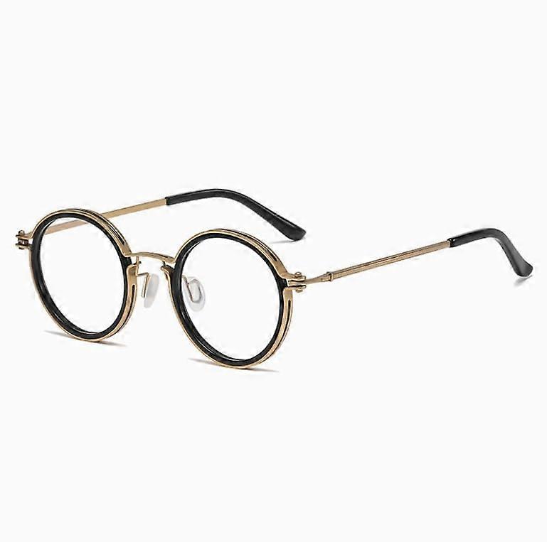 Blue Light Blocking Reading Glasses +300 Grey Round Frame Anti Blue Light Protection HD Vision