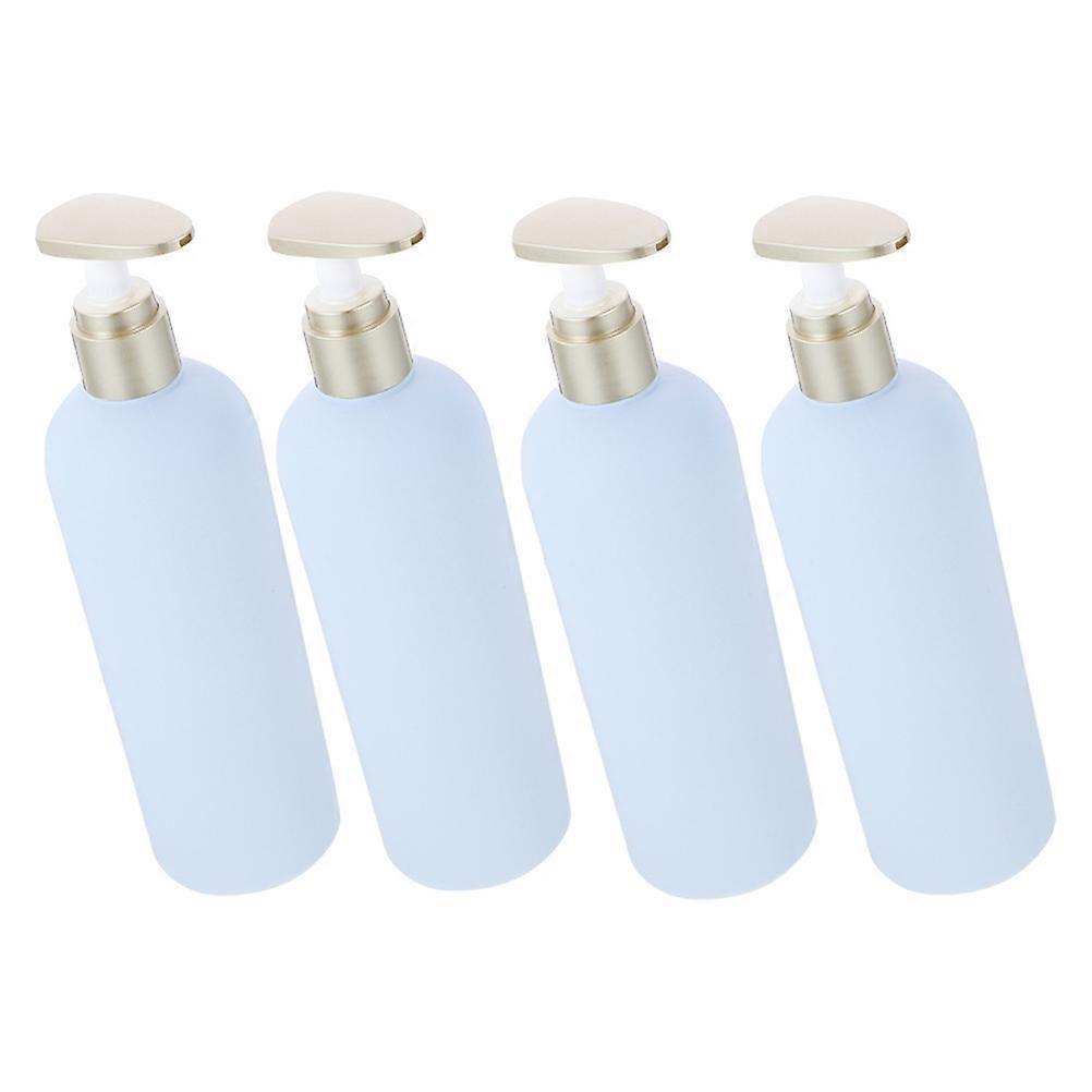 Press Pump Lotion Bottle Refillable for Storage 12Pcs Blue 400ml Bottle