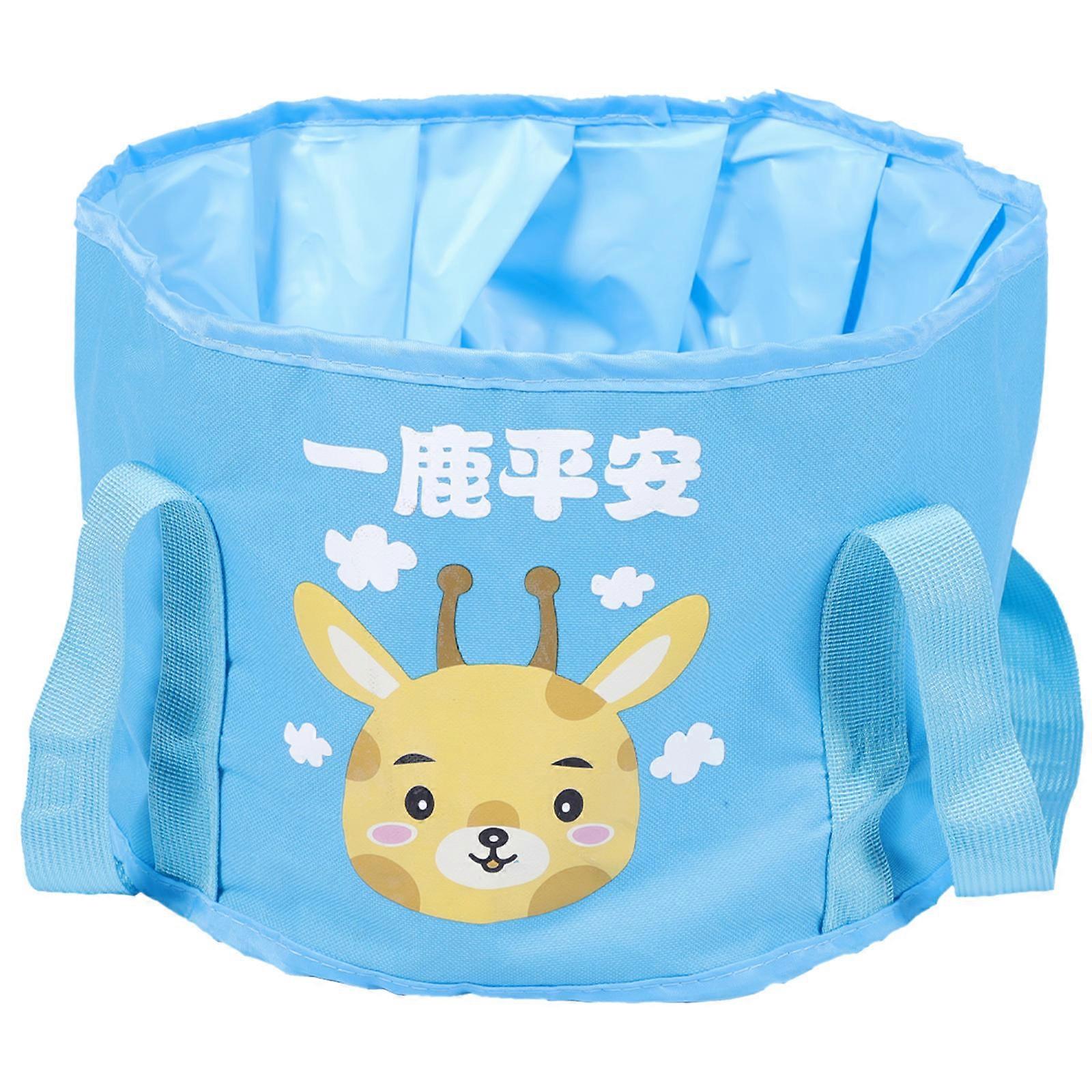 Multipurpose Folding Water Basin for Foot Bath 8Pcs Sky