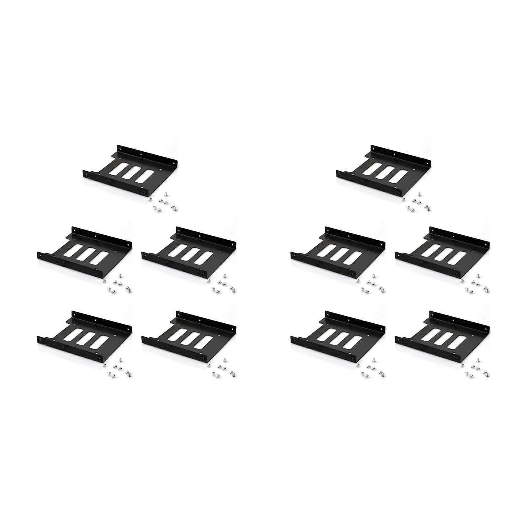 10X Hard Disk Bracket 2.5 to 3.5 Hard Disk Cage Hard Disk Bracket Multi-Function Solid State Drive SSD Bracket