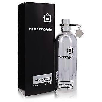  Montale Wood & Spices by Montale - Eau De Parfum Spray 3.4 oz - Men 
