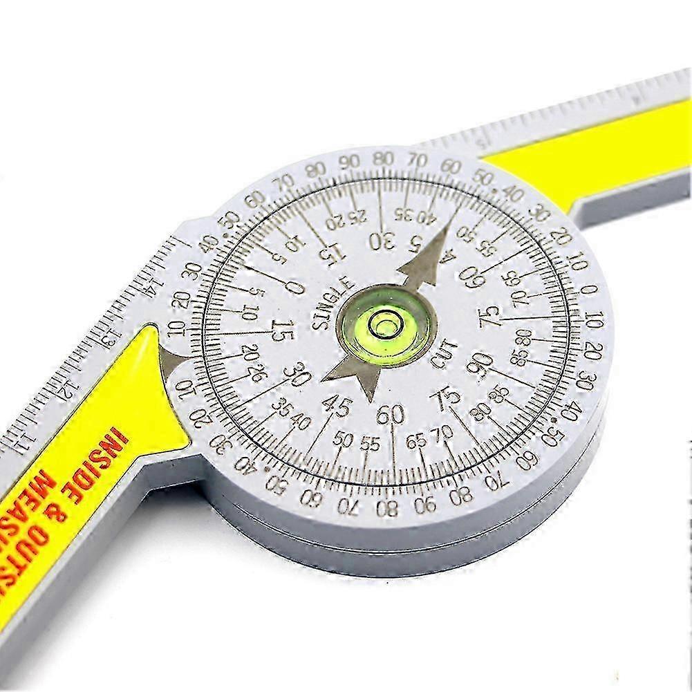 2023 NewDIY Angle Measuring Tool, Miter Saw Protractor with 360 Degree Rotation, Accurate Scale, Durable Material