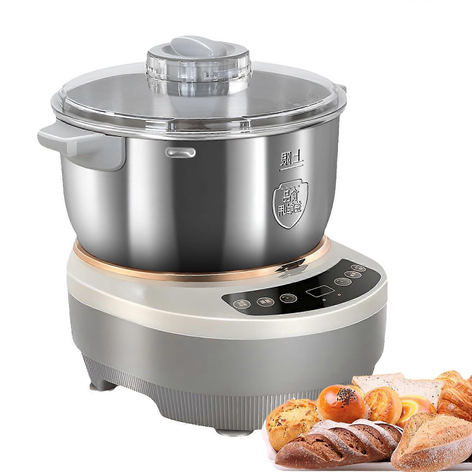 Electric Dough Kneading Machine 5L Large Capacity with Fermentation and Touch Screen for Home Baking