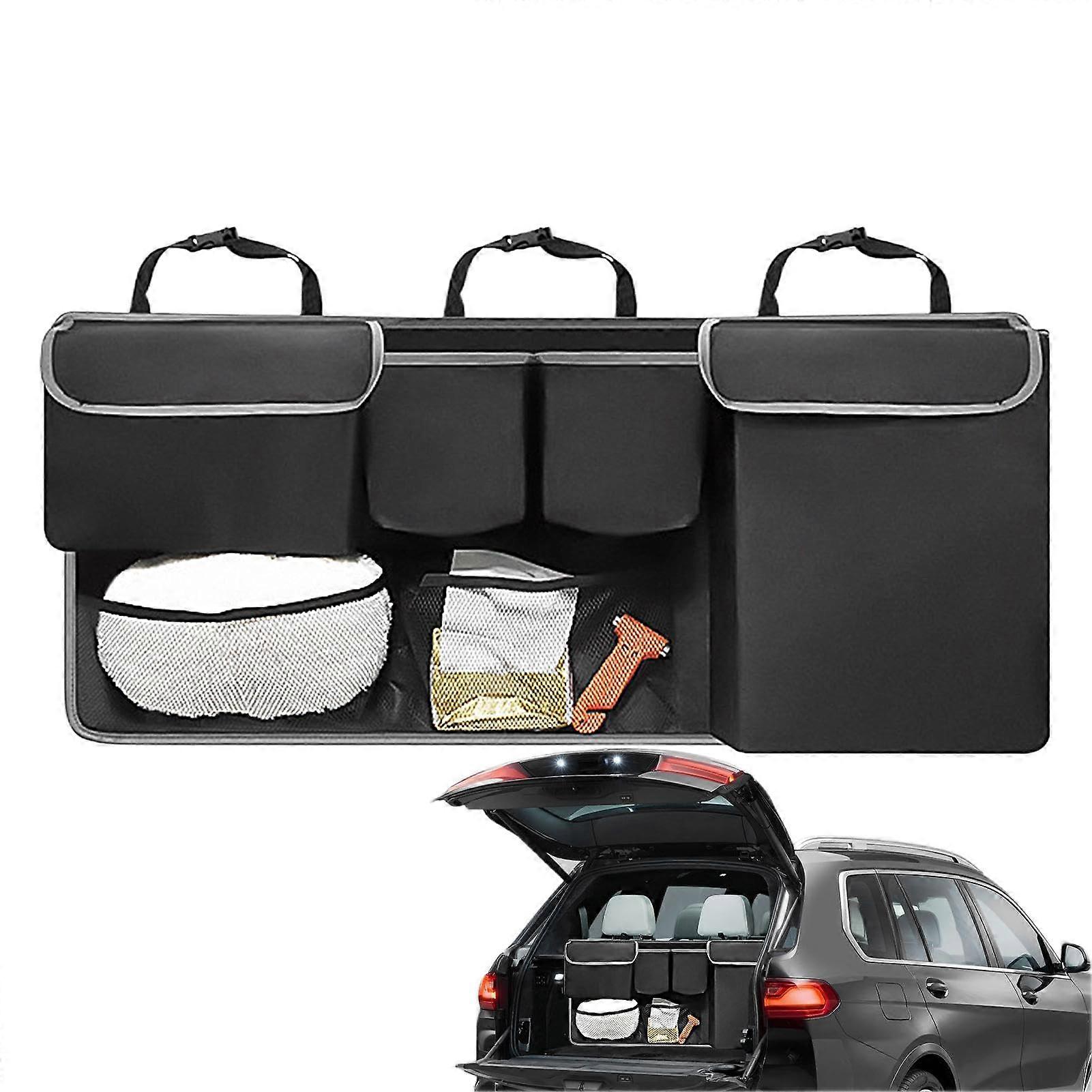 Car Trunk Organizer Large Capacity Waterproof Oxford Foldable MultiPocket SUV Boot Storage Bag
