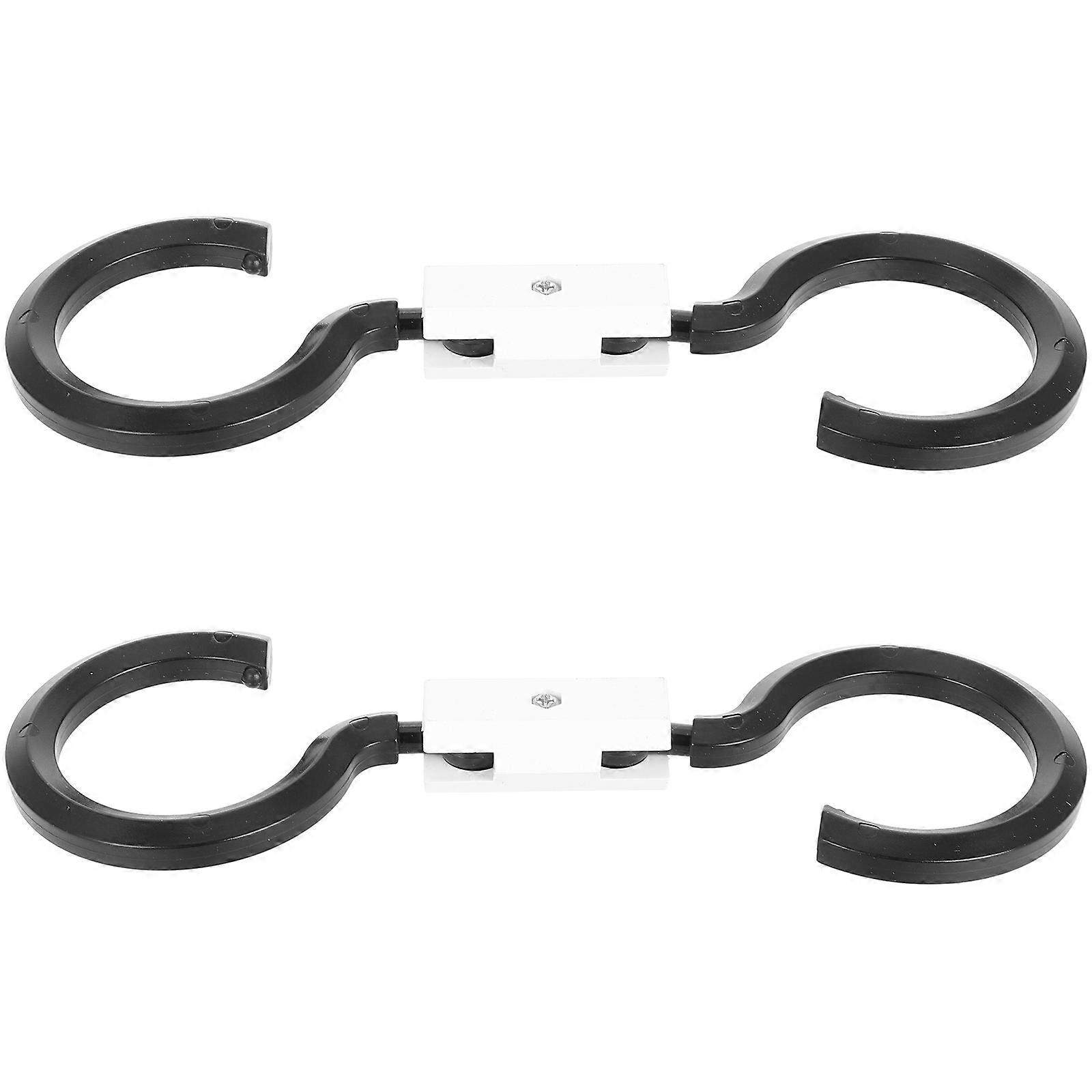 Car Backseat Hook for Car Seat Organizer 10Pcs White Adjustable Hooks