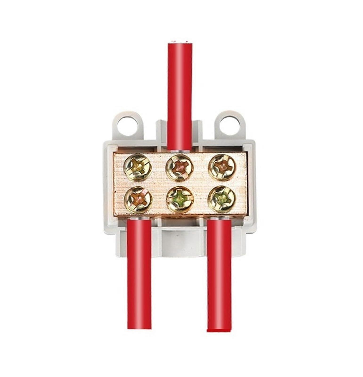 5pcs Copper Terminal Blocks  Power Connector Clip for Quick Secure Wire Installation ZK316