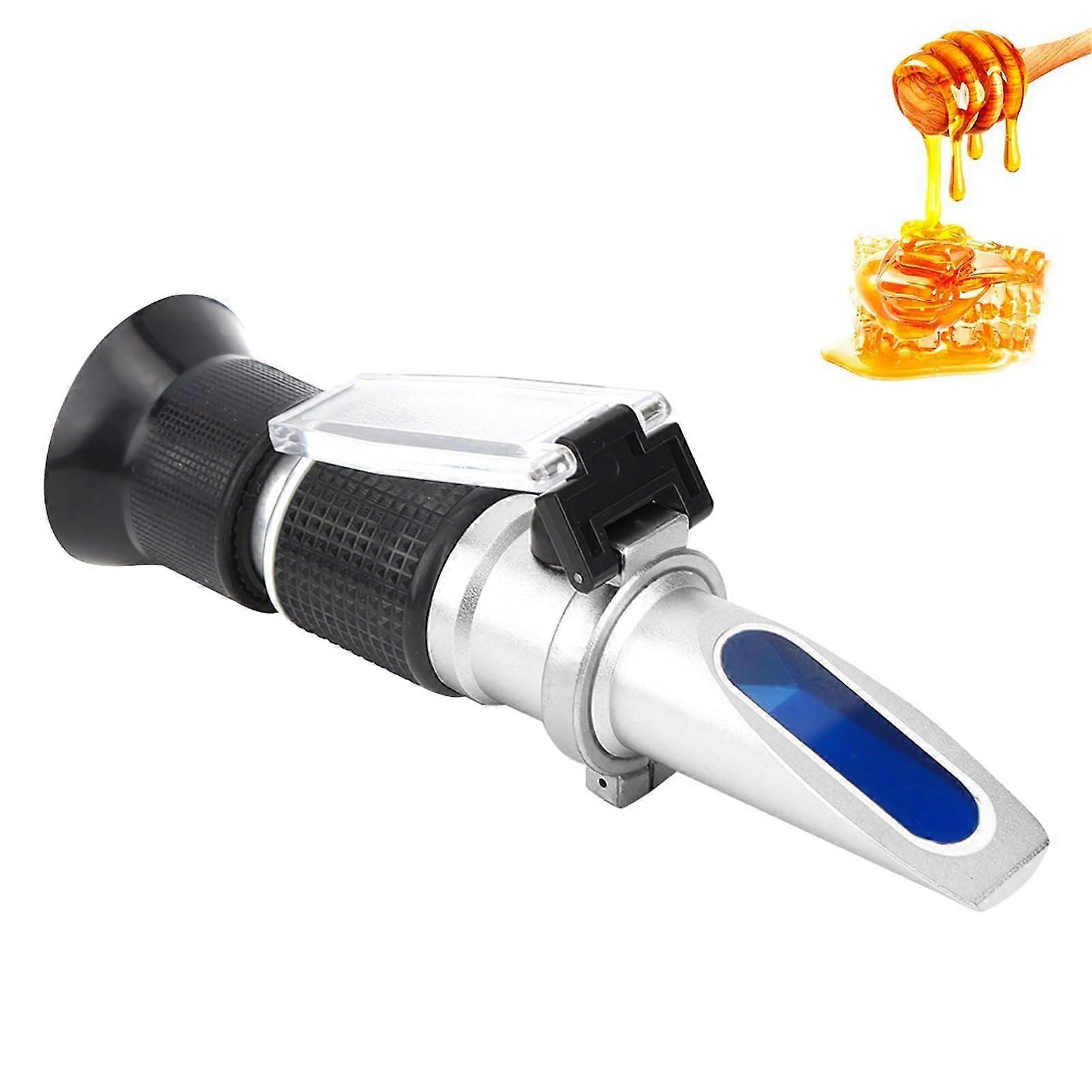 090% Brix Refractometer Sugar Content Tester with Automatic Temperature Compensation for Fruit Honey Syrup Drinks
