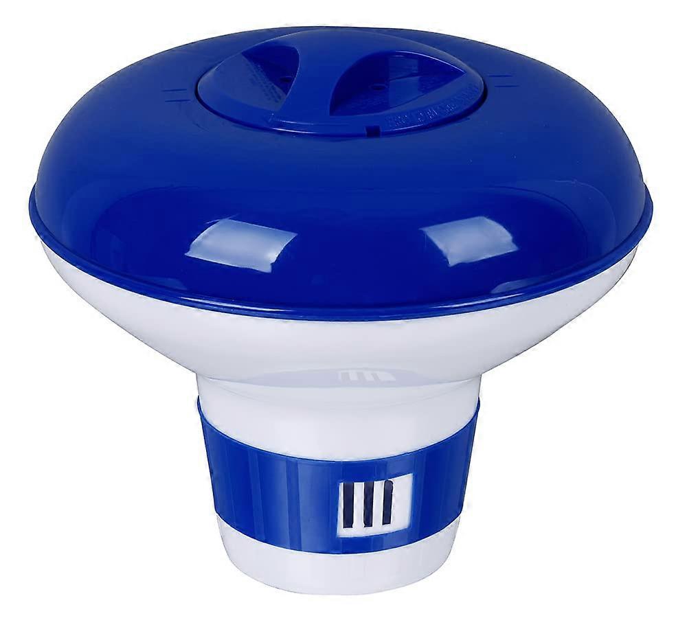 Blue and White Plastic Storage Container 22cm Durable Polypropylene Organizer for Home Kitchen