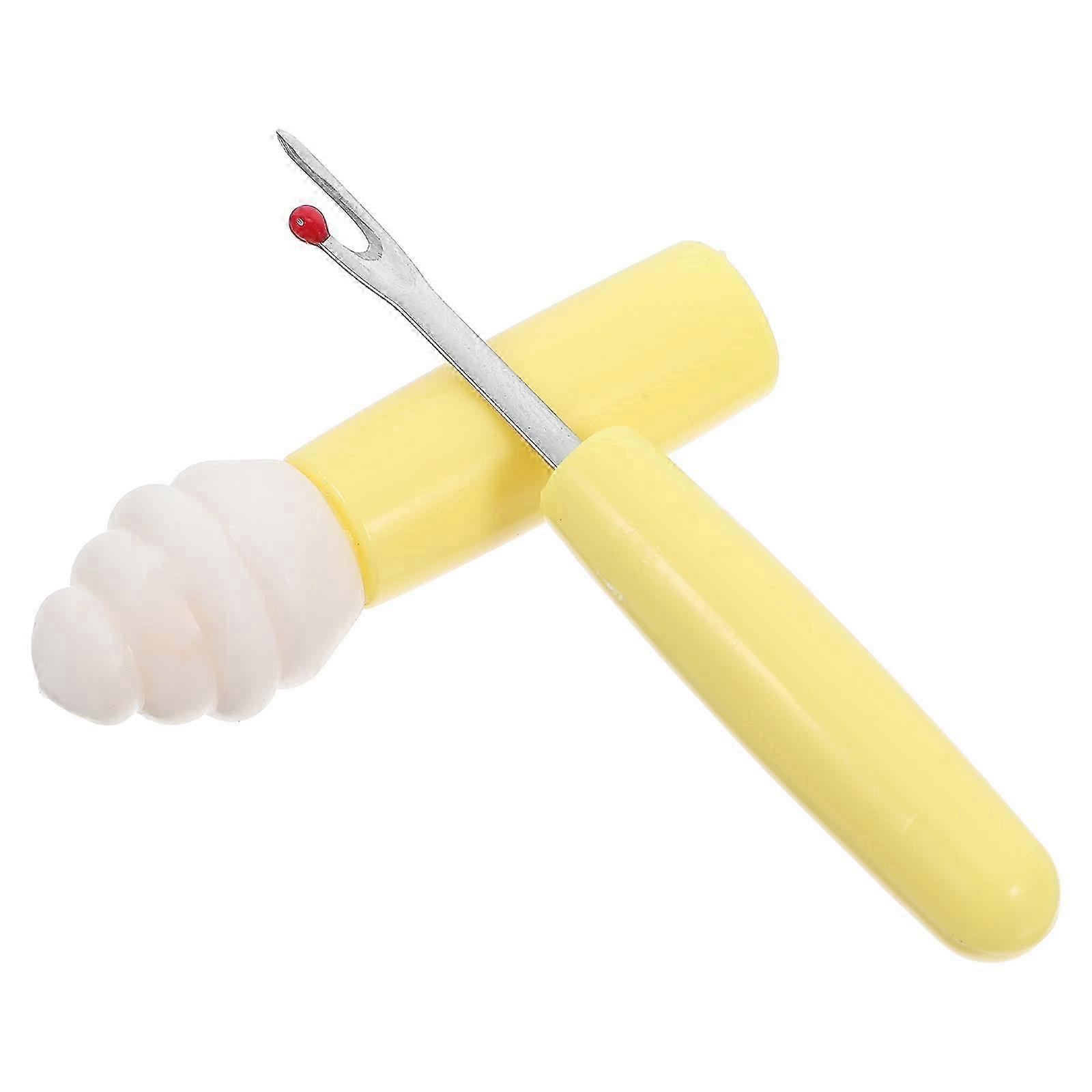Thread Remover Seam Ripper Tool for Sewing Projects Yellow Handle