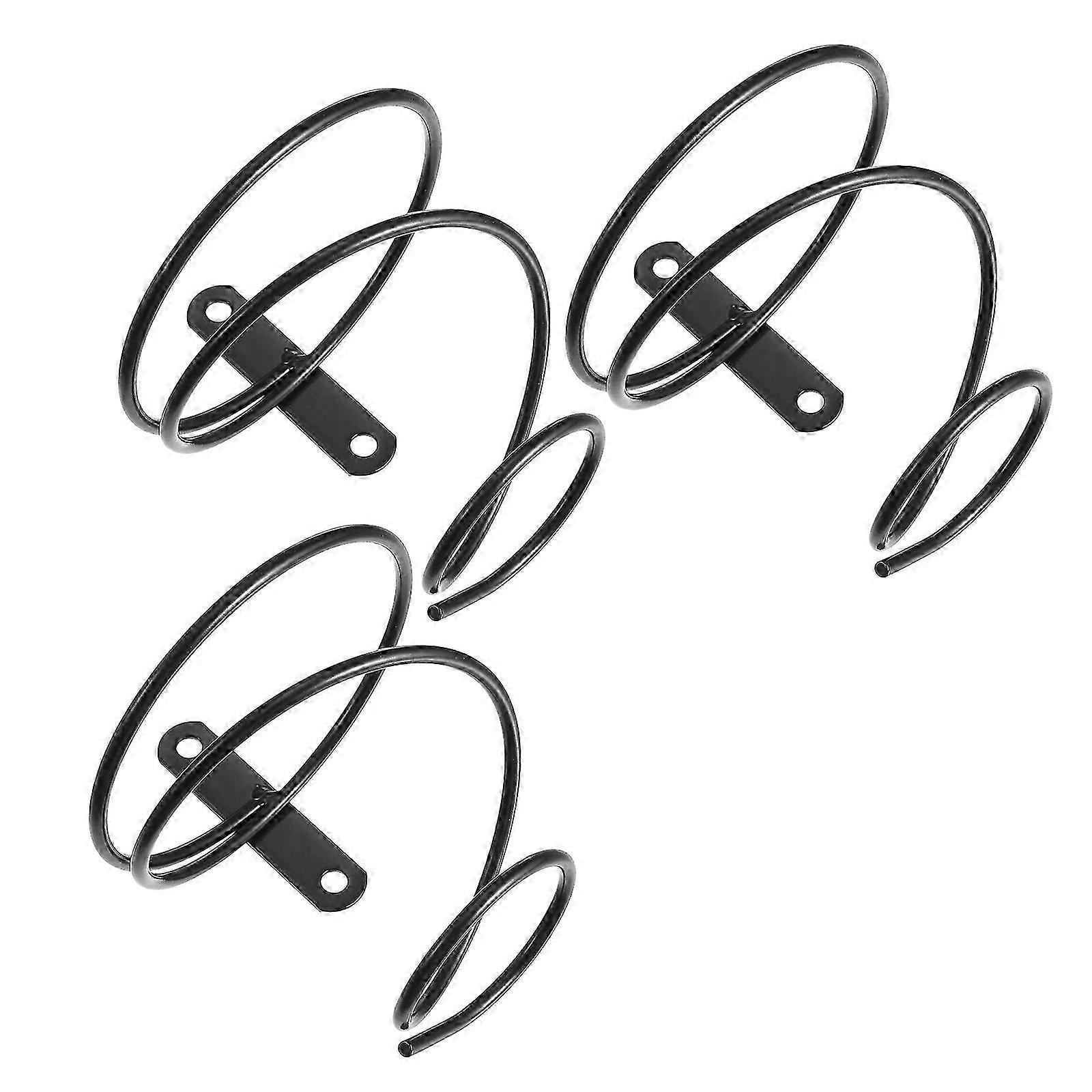 Iron Display Rack for Storage Wall Spiral 3Pcs