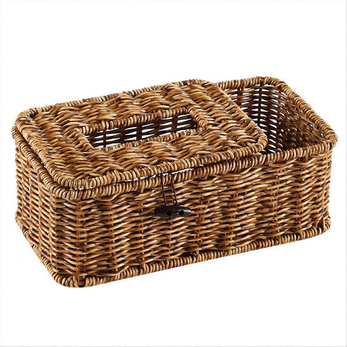 Paper Holder Dispenser Retro Style Paper Storage Rack Tissue Box,S