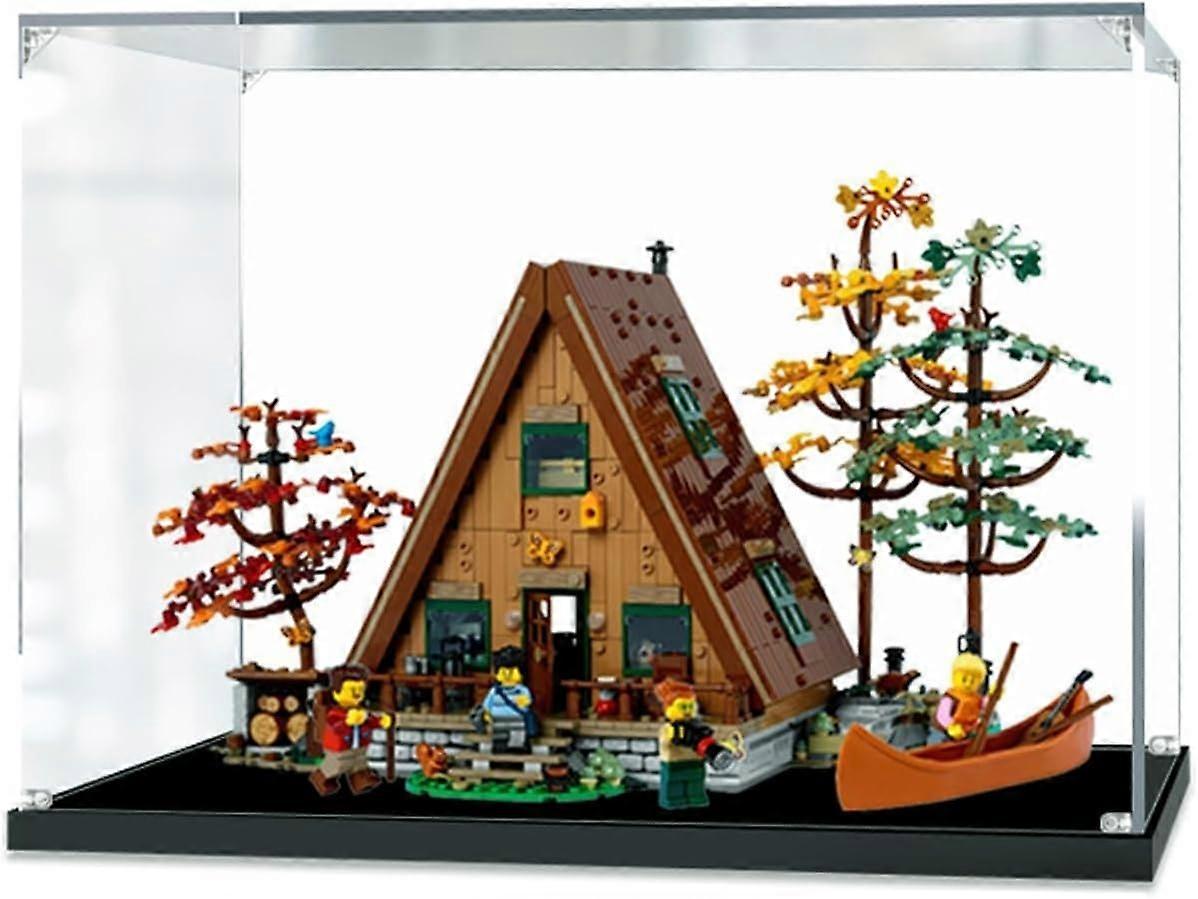 Display Case for  21338 A Frame Cabin, Dustproof Clear Acrylic Storage Box, 2mm