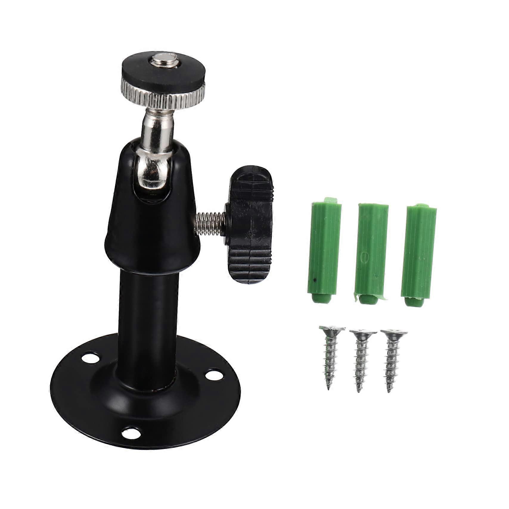 4Pcs Adjustable Security Camera Mount with Swivel Tilt Wall Ceiling Bracket Wide Stable Base Outdoor