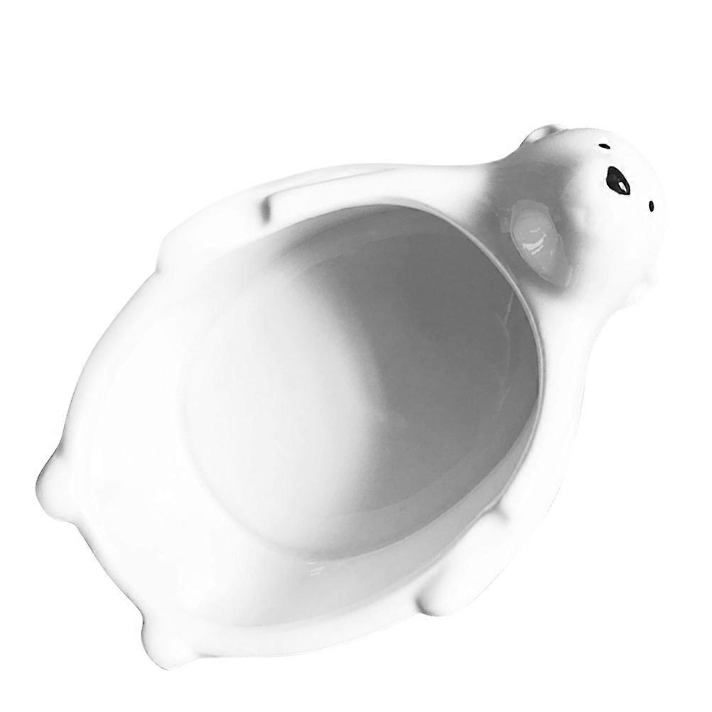 Ceramic Food Bowl with Cute Polar Bear Shape for Practical Serving