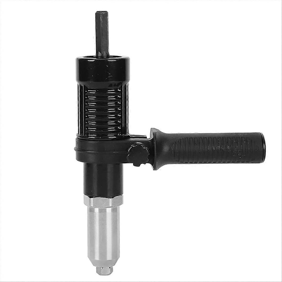 Riveter Adapter Electric Riveter Head Set Cordless Riveter Drill Tool High Hardness Riveter Drill Ac