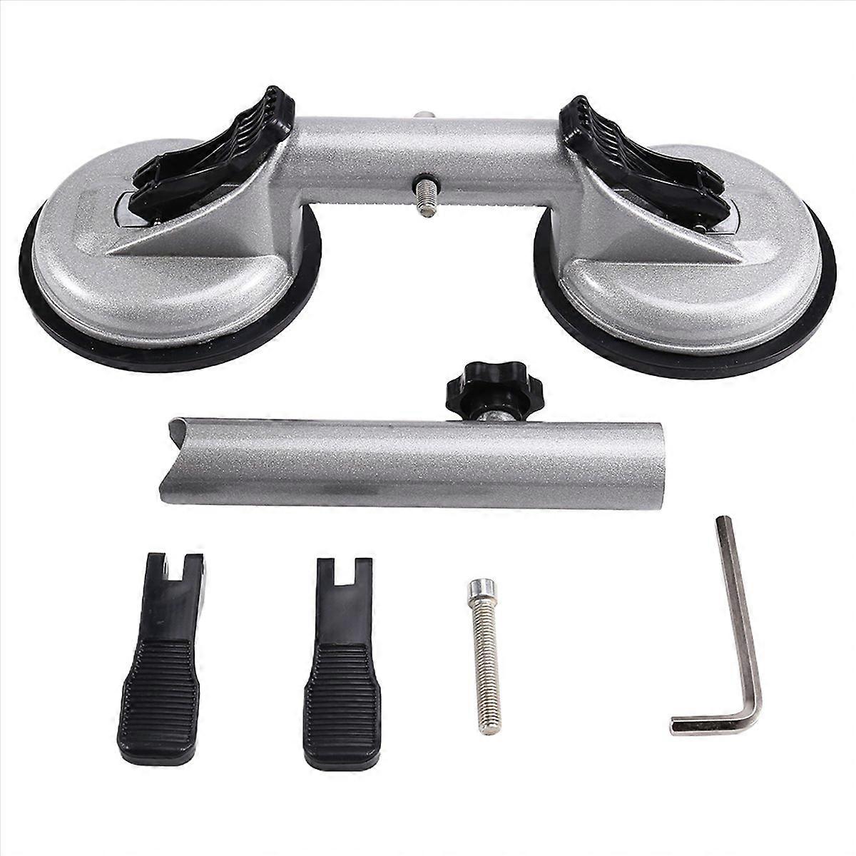 Two suction cup flag pole holder