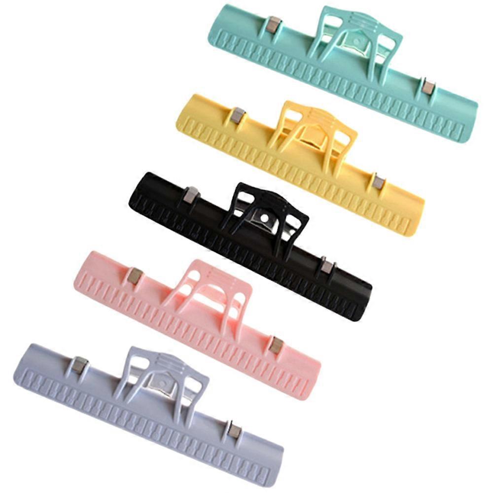 Page Clips For Musicians 5Pcs Assorted Color Practical Design Document Management Tool 1.6Cm Opening Width