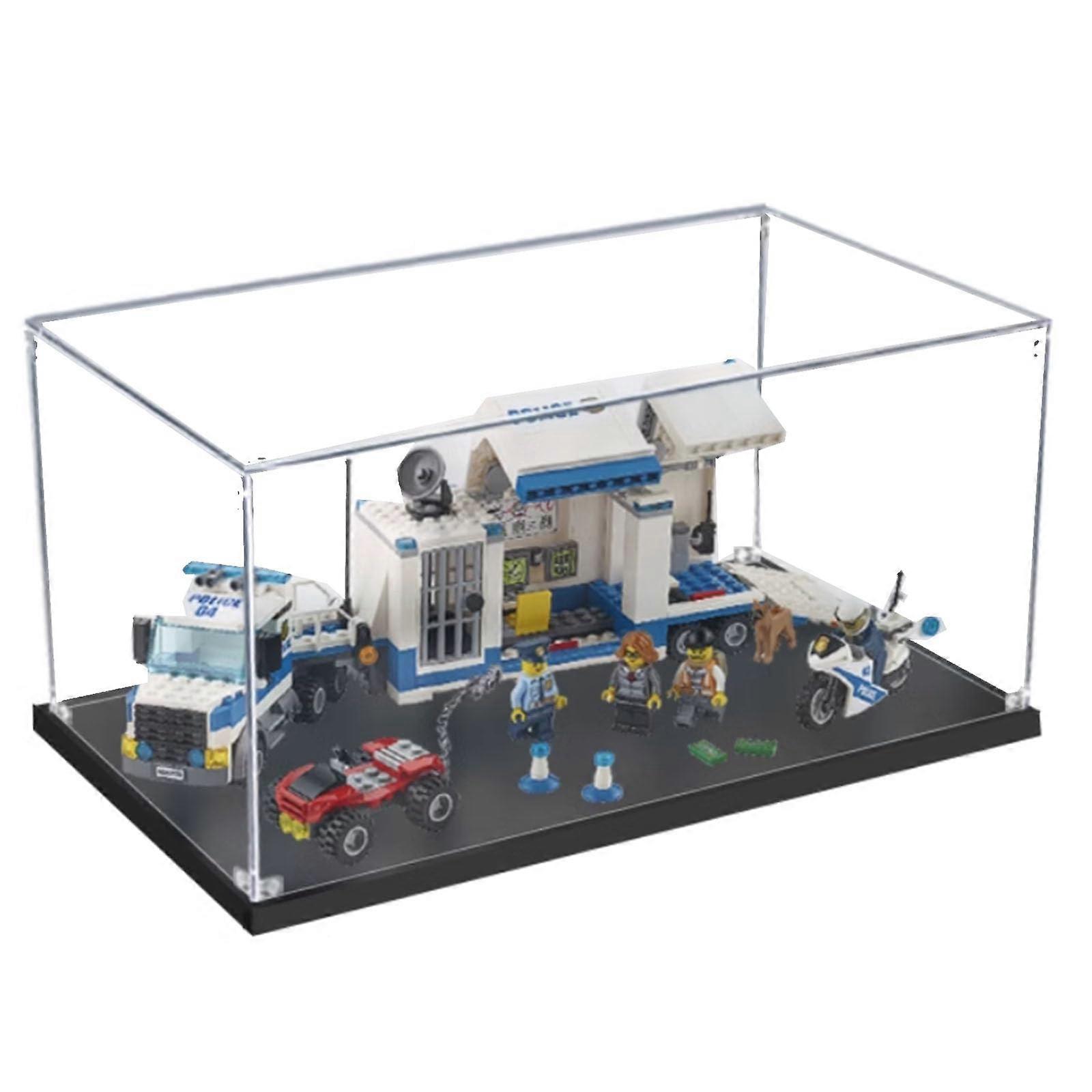 Acrylic Display Case for  60139 with Black Base, Clear Dustproof Transparent Showcase