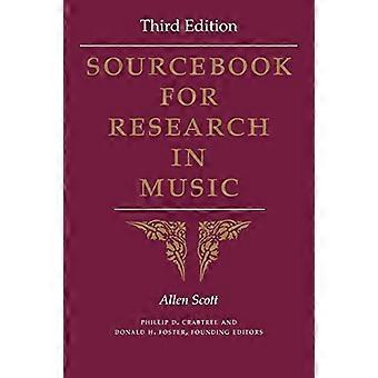 Sourcebook for Research in Music, terza edizione