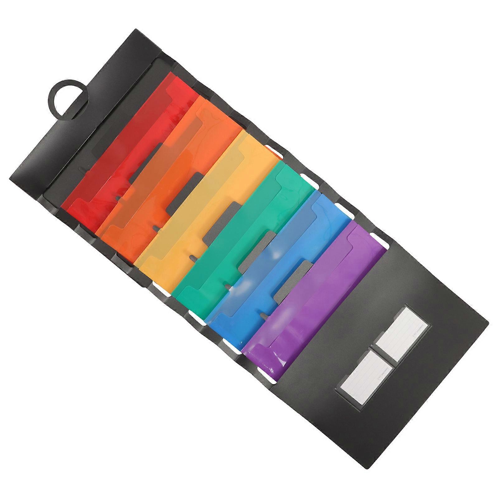 Multi Plastic Folder Expanding Document Organizer for Protecting File 3Pcs