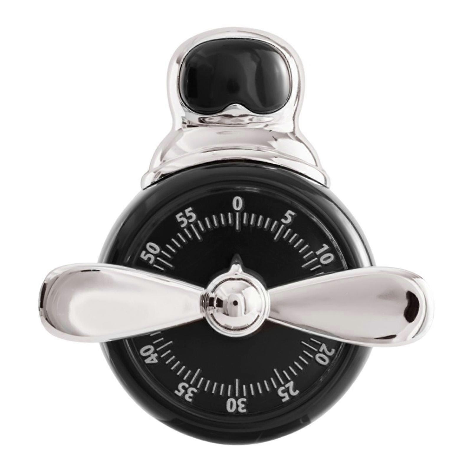 Magnetic Mechanical Timer for Kitchen, Battery-Free Timer with Adjustable Time Dial, Cute and Functional
