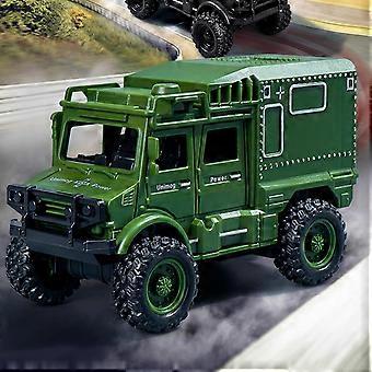 Brinquedo militar para crianças, veículo off-road movido a inércia com portas que abrem, carro militar realista, presente para meninos a partir de 4 anos, aventura de brincadeira durável