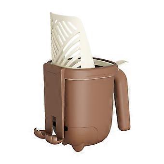 Cat Litter Scoop with Waste Bin and Bag Dispenser for Easy Kitten Litter Box Cleaning