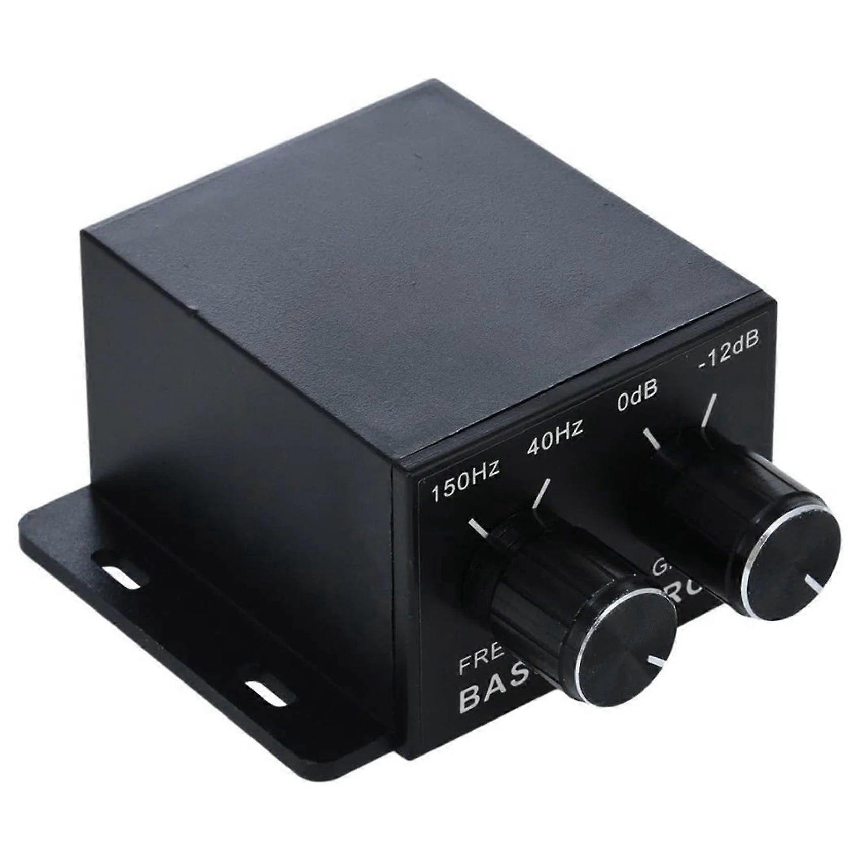 Car Audio Regulator Amplifiers Bass Subwoofer Stereo Equalizer Controller 4 Rca