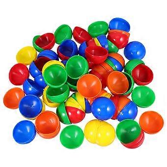 Lot de 50 boules de loterie colorées, petites boules de loterie ouvrables, boules de jeu de table