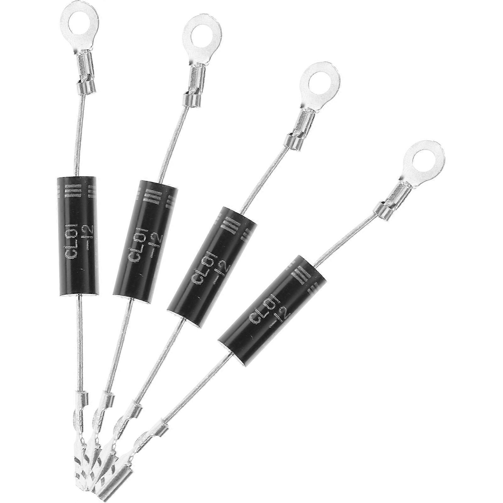 Microwave Oven Diode High Voltage Rectifiers Metal Function with 4Pcs