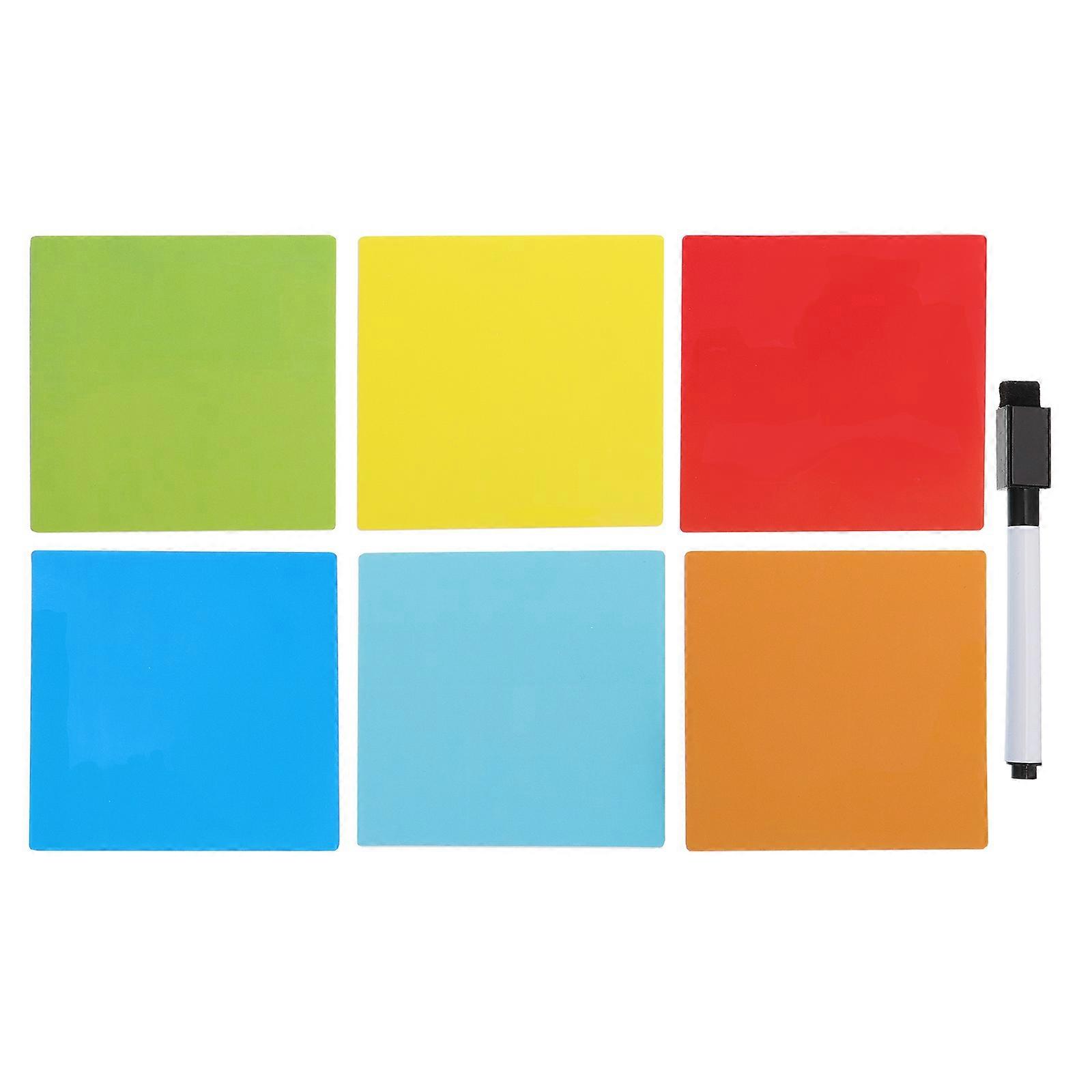 Self-Adhesive Notes Reusable Sticky Memo Notes for Decoration Pack