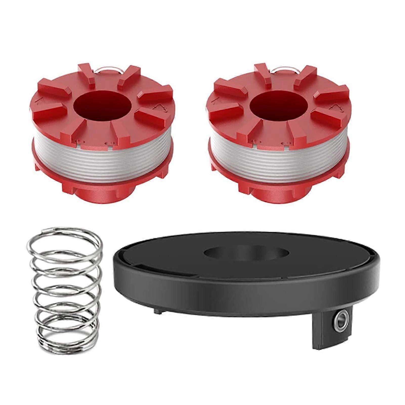 2 spoler + 1 hette + 1 spiralfjær for Einhell gressklipper reservedeler sett