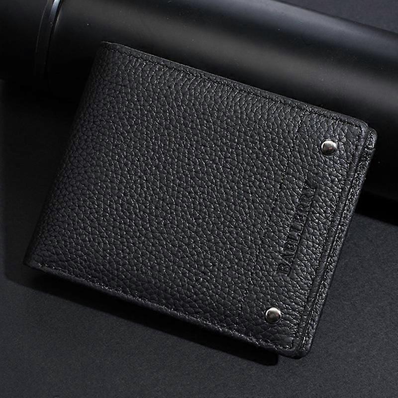 D3110 Leather Men Compact Wallet