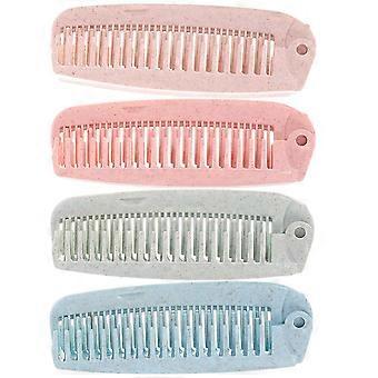 Anti-Static Comb Folding Hair Straight Comb for Travel 4Pcs Pack